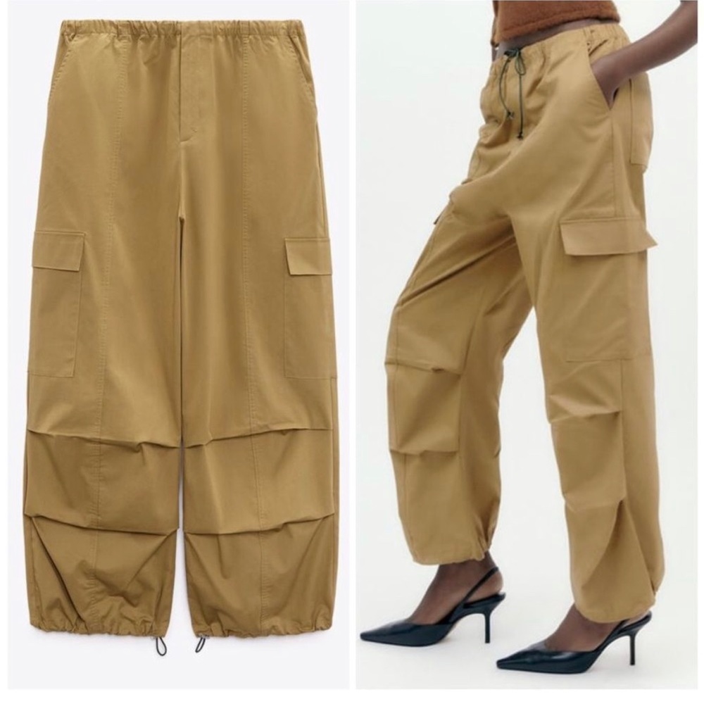 ZARA Parachute Pants